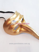 Load image into Gallery viewer, Plague Doctor Mask (Gold)
