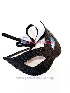 Black Dotted Masquerade Mask