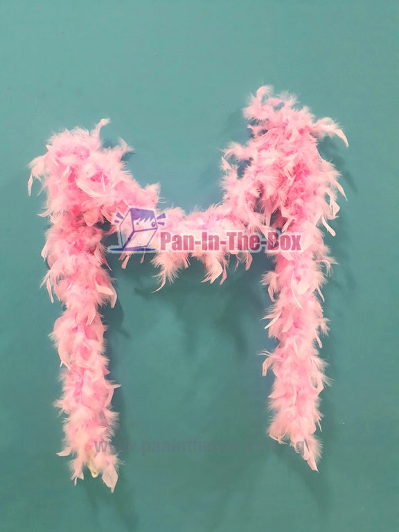 Pink Plush Feather Boa