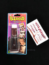 Load image into Gallery viewer, Fake Blood With Temporary Scar Tattoo Design D