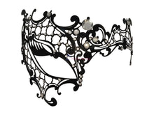 Load image into Gallery viewer, Venetian Lace Metal Mask 2
