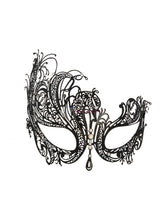 Load image into Gallery viewer, Venetian Lace Metal Mask 1

