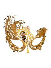 Load image into Gallery viewer, Venetian Lace Metal Mask 1
