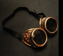 Load image into Gallery viewer, Steam punk goggles glasses welding gothic cosplay
