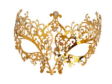 Load image into Gallery viewer, Venetian Lace Metal Mask 2
