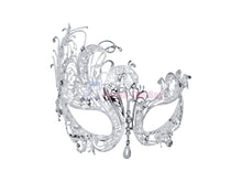 Load image into Gallery viewer, Venetian Lace Metal Mask 1
