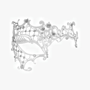 Venetian Lace Metal Mask 2