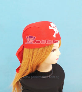 Pirate Bandana Hat (Red)