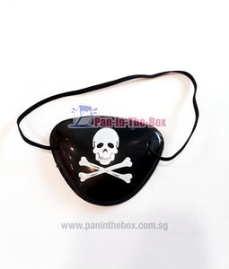 Pirate Eyepatch w/ Skull Printed
