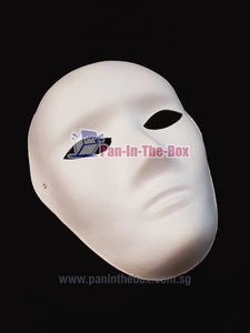 White Face Mask w/strap (DIY)