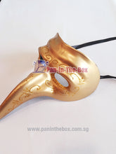 Load image into Gallery viewer, Plague Doctor Mask (Gold)
