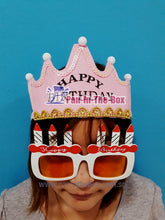 Load image into Gallery viewer, Happy Birthday Headwear w/LED light
