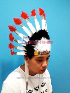 Red Indian Headgear