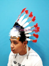 Load image into Gallery viewer, Red Indian Headgear
