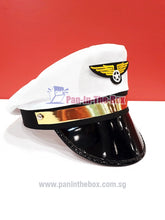 Load image into Gallery viewer, White Pilot Hat (For Adult)
