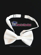 Load image into Gallery viewer, White Bow Tie
