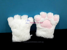 Load image into Gallery viewer, Cat Paw Gloves White
