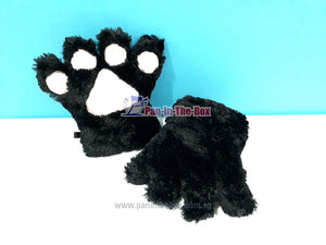 Cat Paw Gloves Black
