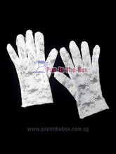Load image into Gallery viewer, White Lace Short Glove
