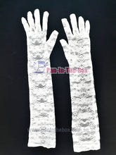 Load image into Gallery viewer, White Lace Long Glove
