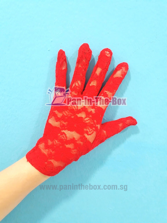 Red Lace Glove (Short)