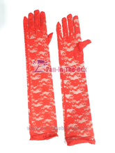 Load image into Gallery viewer, Red Lace Long Glove
