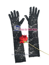 Load image into Gallery viewer, Black Lace Long Glove
