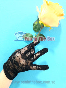 Black Lace Glove (Short)
