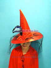 Load image into Gallery viewer, Red Witch Hat
