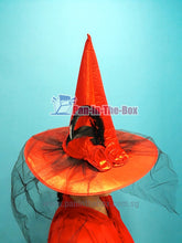 Load image into Gallery viewer, Red Witch Hat
