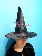 Load image into Gallery viewer, Black Witch Hat
