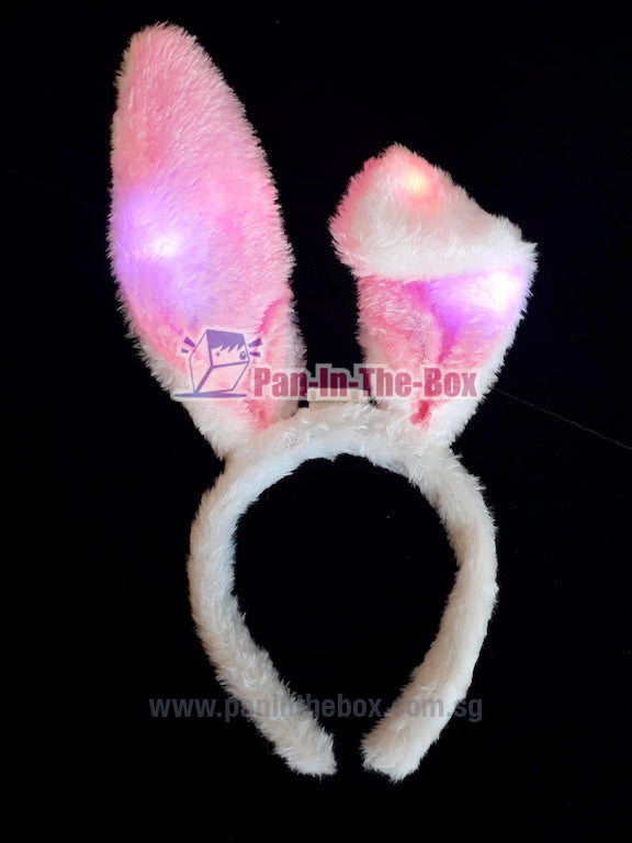 White Rabbit Headband w/LED light