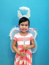 Load image into Gallery viewer, Angel Wing Set w/Headband and Wand
