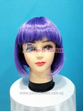 Load image into Gallery viewer, Short Straight Light Purple Wig
