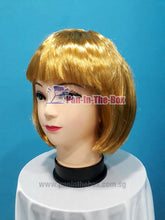 Load image into Gallery viewer, Short Straight Gold Wig
