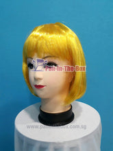 Load image into Gallery viewer, Short Straight Yellow Wig
