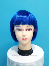 Load image into Gallery viewer, Short Straight Blue Wig
