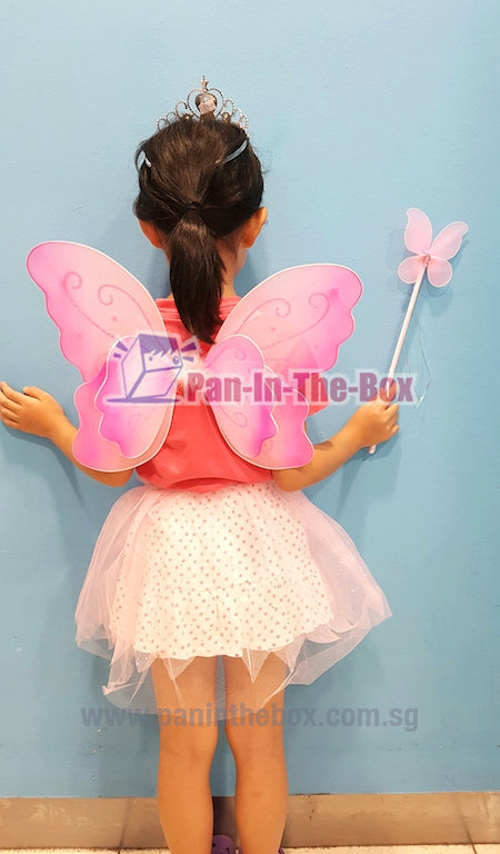 Pink Fairy Children Costume Set