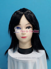 Load image into Gallery viewer, Mid Long Straight Black Wig
