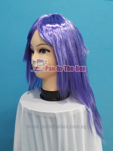Mid Long Straight Light Purple Wig