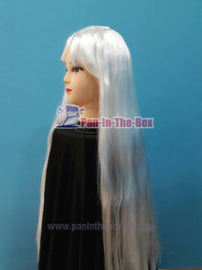 Long Straight White Wig