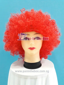Short Red Afro Wig