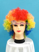 Load image into Gallery viewer, Short Rainbow Afro Wig
