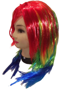Long Rainbow Hair Wig