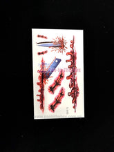 Load image into Gallery viewer, Fake Blood With Temporary Scar Tattoo Design C
