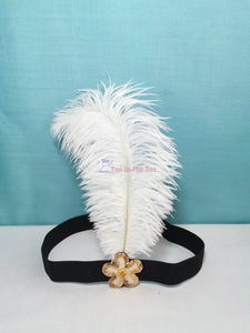 Gatsby feather headband