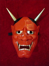Load image into Gallery viewer, Oni Noh Hannya Mask
