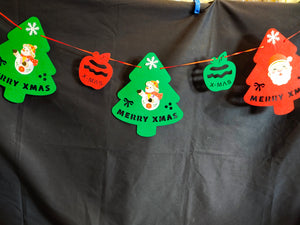 Christmas Tree Banner for decoration