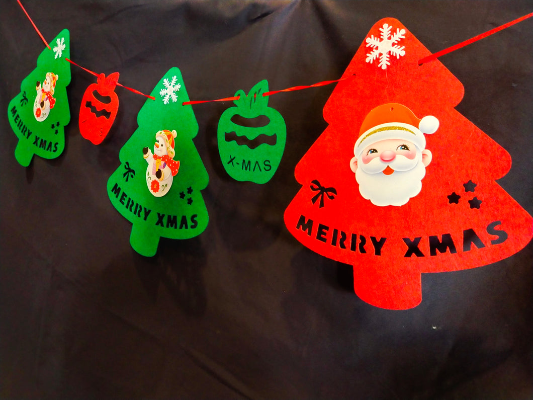 Christmas Tree Banner for decoration