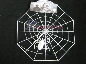 White Spider Web Decoration